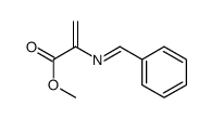 methyl 2-(benzylideneamino)prop-2-enoate Structure