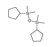 1,3-dicyclopentyl-1,1,3,3-tetramethyldisiloxane Structure