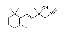 6-(2-methyl-6,6-dimethylcyclohex-1-en-1-yl)-3-methylhex-1-ene-5-yne-3-ol结构式