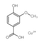 4-hydroxy-3-methoxy-benzoic acid Structure