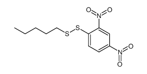 1-(2,4-dinitrophenyl)-2-pentyldisulfane结构式