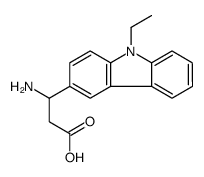 3-AMINO-3-(9-ETHYL-9H-CARBAZOL-3-YL)-PROPIONIC ACID structure