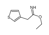2-噻吩-3-乙酸结构式