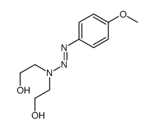 2-[2-hydroxyethyl-[(4-methoxyphenyl)diazenyl]amino]ethanol Structure