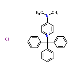 4-(Dimethylamino)-1-tritylpyridinium chloride Structure