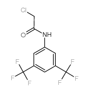 N1-[3,5-双(三氟甲基)苯基]-2-氯乙酰胺结构式