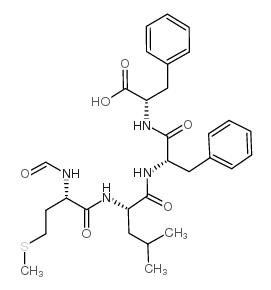 N-甲酰-间-亮氨酸-丙氨酸-丙氨酸结构式