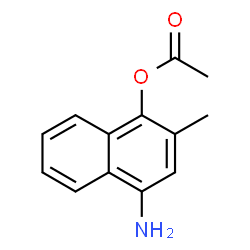 1-Naphthalenol,4-amino-2-methyl-,acetate(ester)(9CI)结构式