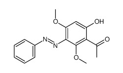 2'-hydroxy-4',6'-dimethoxy-5'-phenylazoacetophenone结构式