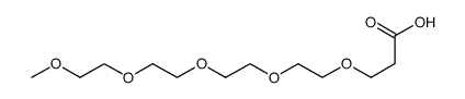 4,7,10,13,16-五氧杂十七烷酸结构式