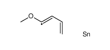 1-methoxybuta-1,3-dienyl(trimethyl)stannane结构式