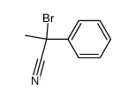2-bromo-2-phenylpropionitrile结构式