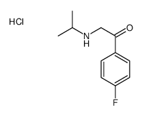 1-(4-fluorophenyl)-2-(propan-2-ylamino)ethanone,hydrochloride Structure
