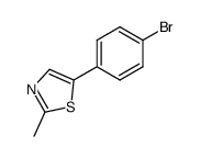 5-(4-bromo-phenyl)-2-methyl-thiazole结构式