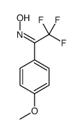 N-[2,2,2-trifluoro-1-(4-methoxyphenyl)ethylidene]hydroxylamine结构式