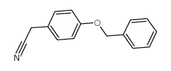 4-苄氧基苯乙腈结构式