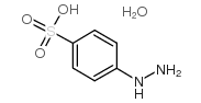 4-Hydrazinobenzenesulfonic Acid Hemihydrate Structure