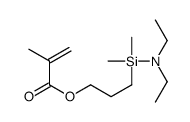 3-[(diethylamino)dimethylsilyl]propyl methacrylate structure