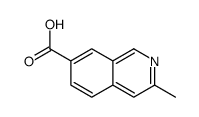 3-Methyl-7-isoquinolinecarboxylic acid Structure