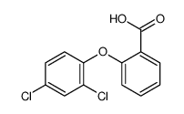 2-(2,4-dichlorophenoxy)benzoic acid Structure
