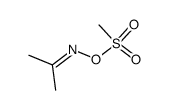 acetone oxime methanesulfonate Structure