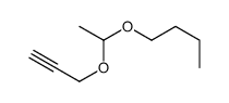 1-(1-prop-2-ynoxyethoxy)butane Structure