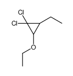1,1-dichloro-2-ethoxy-3-ethylcyclopropane Structure