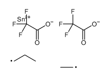 [ethyl-propyl-(2,2,2-trifluoroacetyl)oxystannyl] 2,2,2-trifluoroacetate结构式