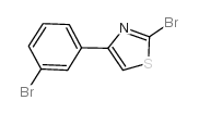 2-溴-4-(3-溴苯基)噻唑结构式