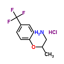 2-(4-三氟甲基-苯氧基)-丙胺盐酸盐结构式