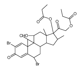 6α-溴倍氯米松二丙酸酯结构式