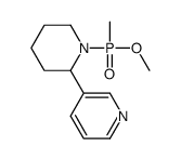 3-[1-[methoxy(methyl)phosphoryl]piperidin-2-yl]pyridine Structure