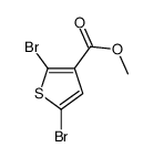 methyl 2,5-dibromothiophene-3-carboxylate Structure