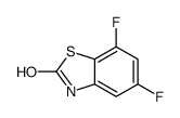 5,7-二氟-2(3H)苯并噻唑酮结构式
