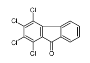 1,2,3,4-tetrachlorofluoren-9-one结构式