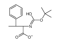 N-BOC-赤藓-L-BETA-甲基苯丙氨酸结构式