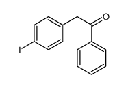 2-(4-碘苯基)-1-苯基乙酮结构式