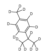 对伞花烃-D14结构式