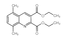 diethyl 5,8-dimethylquinoline-2,3-dicarboxylate Structure
