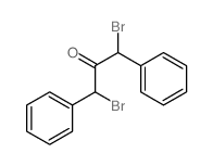 2-Propanone, 1,3-dibromo-1,3-diphenyl-结构式