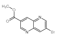 7-溴-1,5-萘啶-3-羧酸甲酯结构式