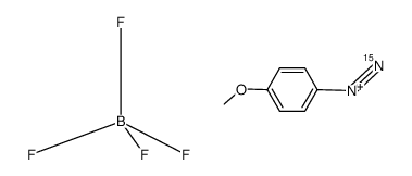 (15)Nα-para-methoxybenzenediazonium tetrafluoroborate Structure