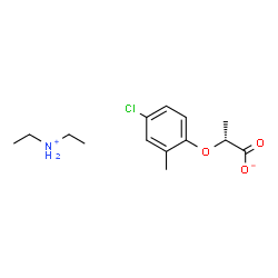 diethylammonium (R)-2-(4-chloro-2-methylphenoxy)propionate结构式