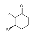 trans-3-hydroxy-2-methylcyclohexanone结构式