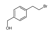 [4-(2-bromoethyl)phenyl]methanol Structure