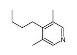 4-butyl-3,5-dimethylpyridine Structure