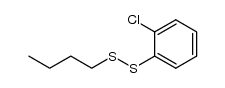 n-butyl o-chlorophenyl disulfide Structure