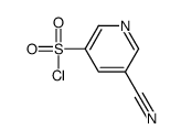 5-Cyano-3-Pyridinesulfonyl chloride Structure