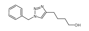 4-(1-benzyl-1H-1,2,3-triazole-4-yl)butan-1-ol结构式
