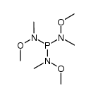 N,N',N''-phosphinetriyltris(N,O-dimethylhydroxylamine)结构式